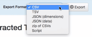 select CSV