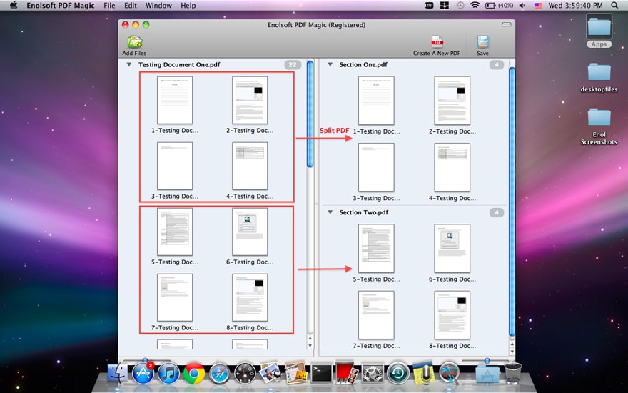 split pdf for mac