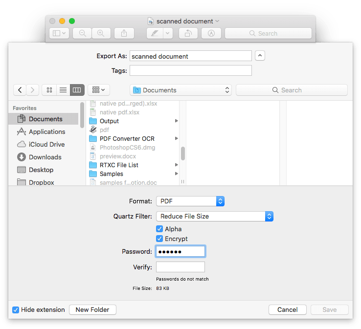 import file to excel for mac from scanned document