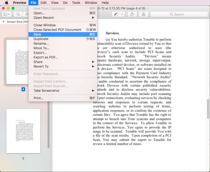 scanned pdf to text mac